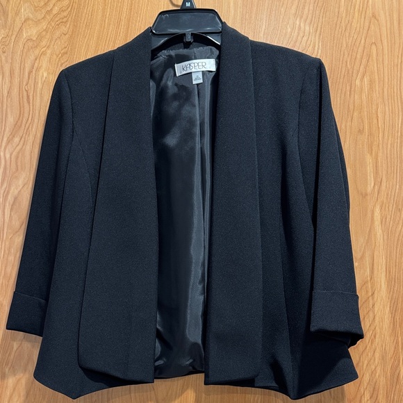 Kasper Jackets & Blazers - Kasper Women's Elegant Black Suit Jacket